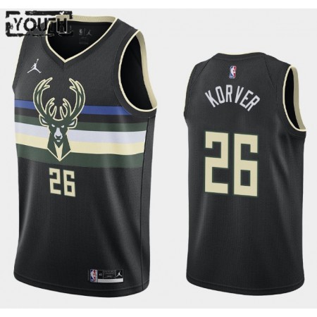 Barn Milwaukee Bucks Tröja Kyle Korver 26 2020-2021 Jordan Brand Statement Edition Swingman